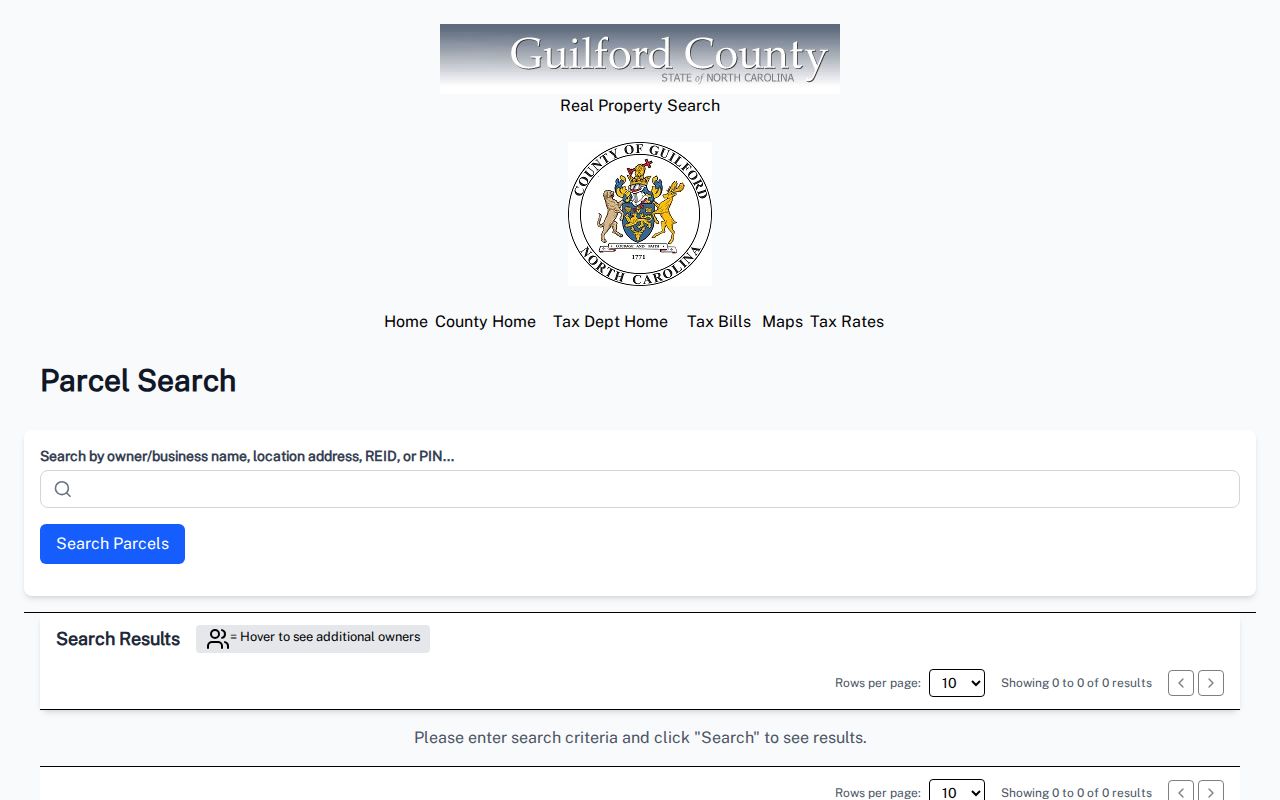 High Point people search using Guilford property records
